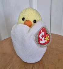 Ty Beanie Baby Eggbert   Hatching Chick   MWMT Chick Easter 1998 