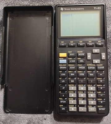 Texas Instruments TI-85 Graphing Calculator w/ Cover - Tested and Working