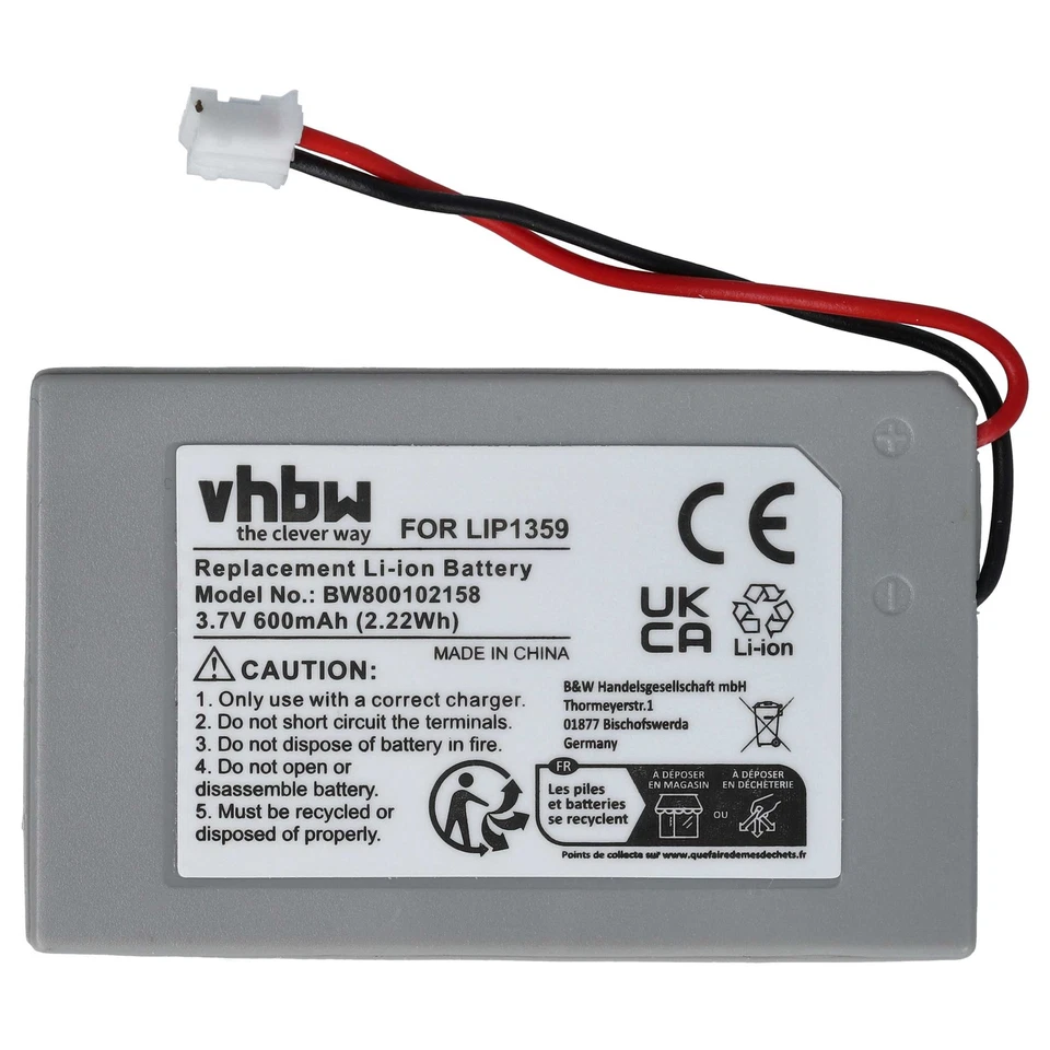 Batteria per Sony Playstation3 PS3 Sixaxis Wireless Controller 600mAh 3,7V - Immagine 3 di 4