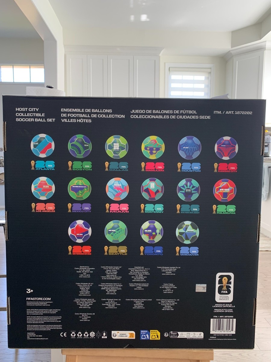 FIFA World Cup 2026 16-Piece Host City Mini Ball Set Official