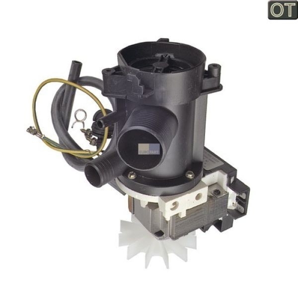 Ablaufpumpe Whirlpool 481936018189 Plaset Mit Pumpenkopf Und Sieb FüR Waschmasch-image