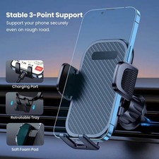 360  Car Air Vent Phone Holder Stand Mount For iPhone 17 16 15 Samsung Andriod