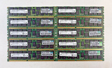 Lot of 10 MICRON 16GB 2RX4 PC3-12800R MT36JSF2G72PZ Server RAM