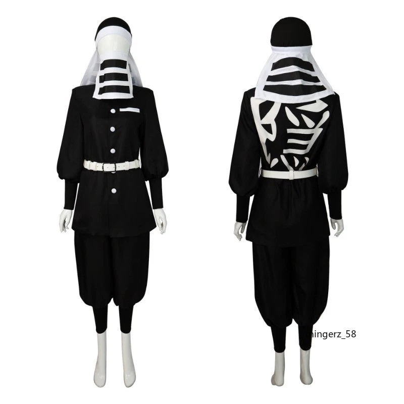 Anime Cazador de Demonios Gotou Juegos con disfraces Traje Completo Uniforme Fiesta de Halloween Disfraz Regalo Foto 4 de 4