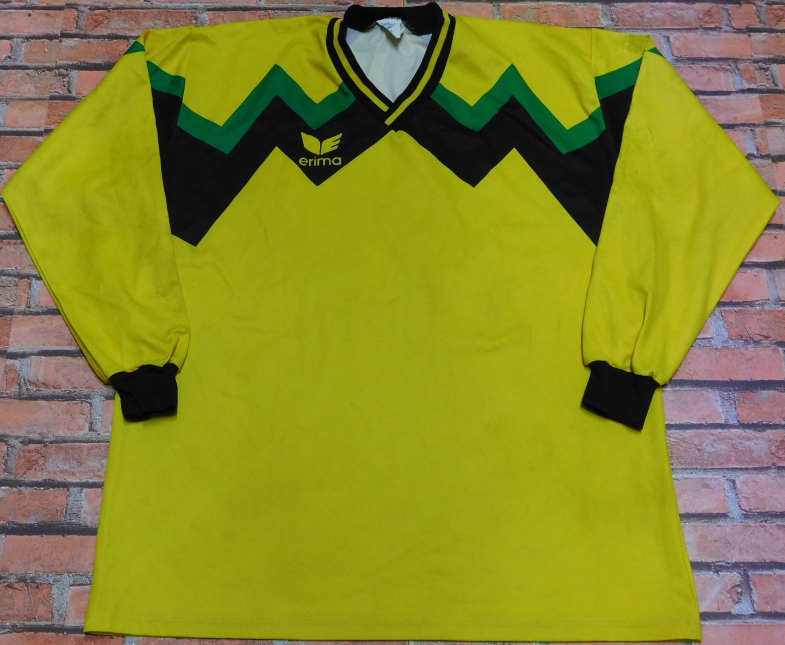 Erima Shirt Football Jersey Nolel Vintage Made In Italy (034) Size XL