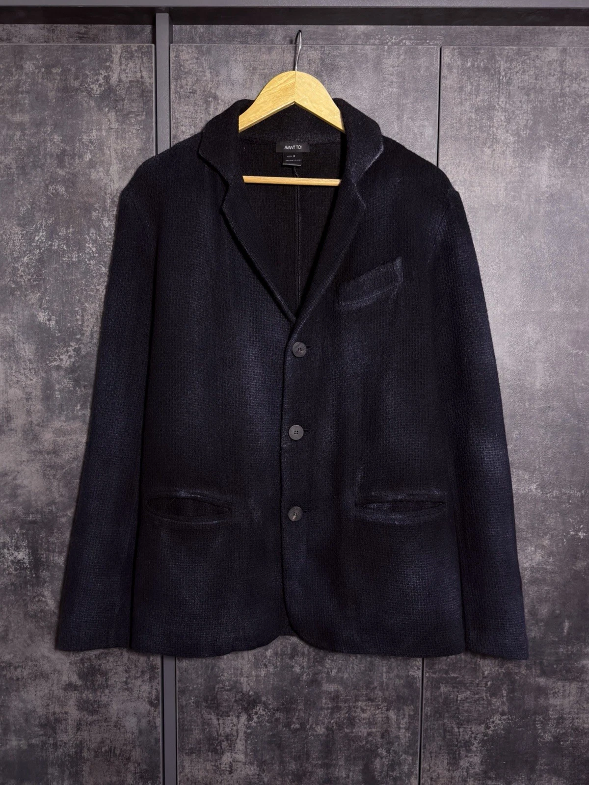Sick Avant Toi Shaded Wool Blend Blazer Jacket Luxury Avant Garde CCP Rick Raf - product detail image 2