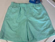 NWT Columbia Backcast Boys Youth M 10/12 Swim Shorts Blue Omni-Shade Mesh Lined