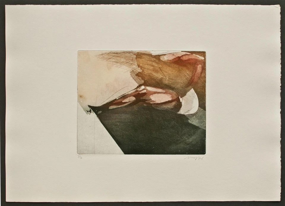 Ulrich Zeh Sport Zehnkampf signiert Mappe 10 Farbradierungen 1986 Exemplar 3 - Bild 4 von 4