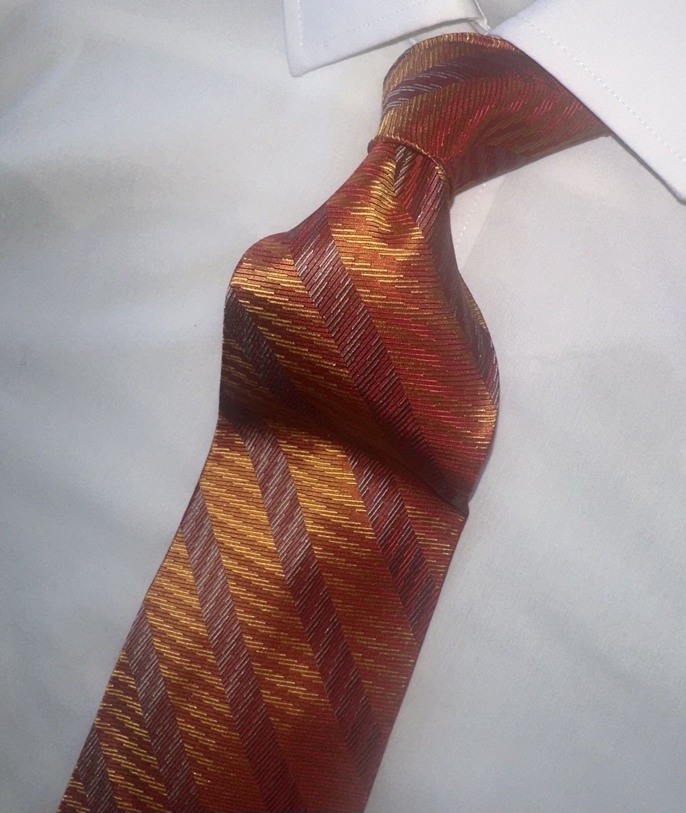 Immaculate Nordstrom Robert Talbott Multi Stripes… - image 1