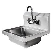 LAVABO A PARETE IN ACCIAIO INOX, LAVANDINO A PARETE IN ACCIAIO INOX LAVELLO G...