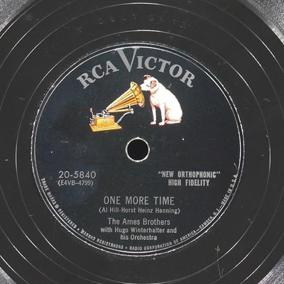 THE AMES BROTHERS One More Time / Hopelessly RCA VICTOR 20-5840 VG 78 10''  Vocal