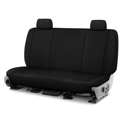 For GMC C25 Suburban 75-78 Genuine Neoprene 1st Row Black Custom Seat Covers