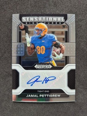 2022 Panini Prizm Draft Picks, Jamal Pettigrew, Sensational Signatures Auto