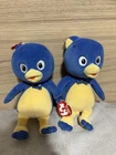 Vintage 2004 Ty Original Beanie Babies Pablo The BackYardigans Lot Of 2