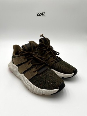 Adidas Prophere Mens Size 7.5 Casual Shoes Trace Olive Knit Low Top Sneakers