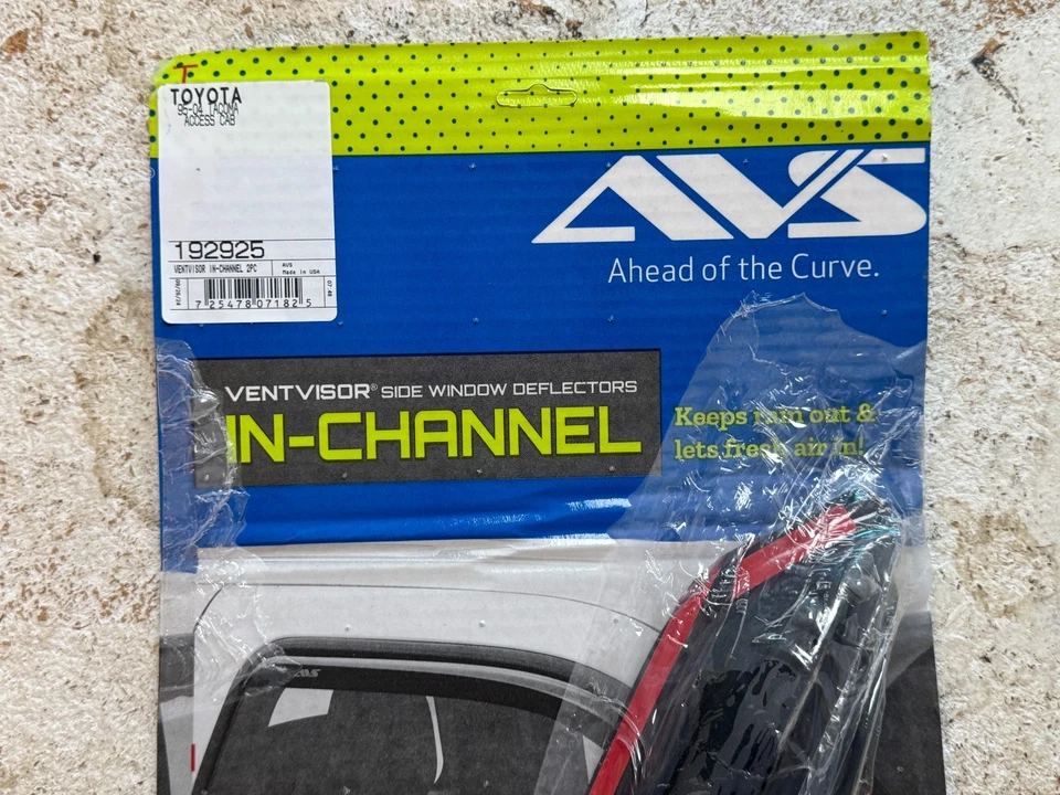 Ventilador en canal AVS 192925 para cabina de acceso Toyota Tacoma 95-04 - humo Foto 3 de 4