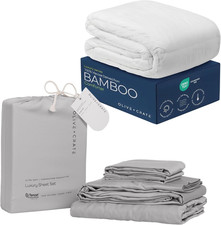 Cooling Comforter  Sheet Set Bundle - Queen Size, Extra Fluffy Duvet Insert