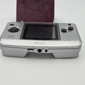 Neo Geo Pocket Color Platinum Silver CIB Sonic the Hedgehog Bundle SNK Console