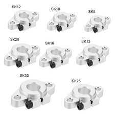 Wellenhalter 8 - 60mm Flansch- Halter SHF8 10 12 16 20 25 30 40 50 60 Alu 3D CNC