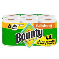 Full Sheet Paper Towels - 6 Mega Rolls - 2-Pl...