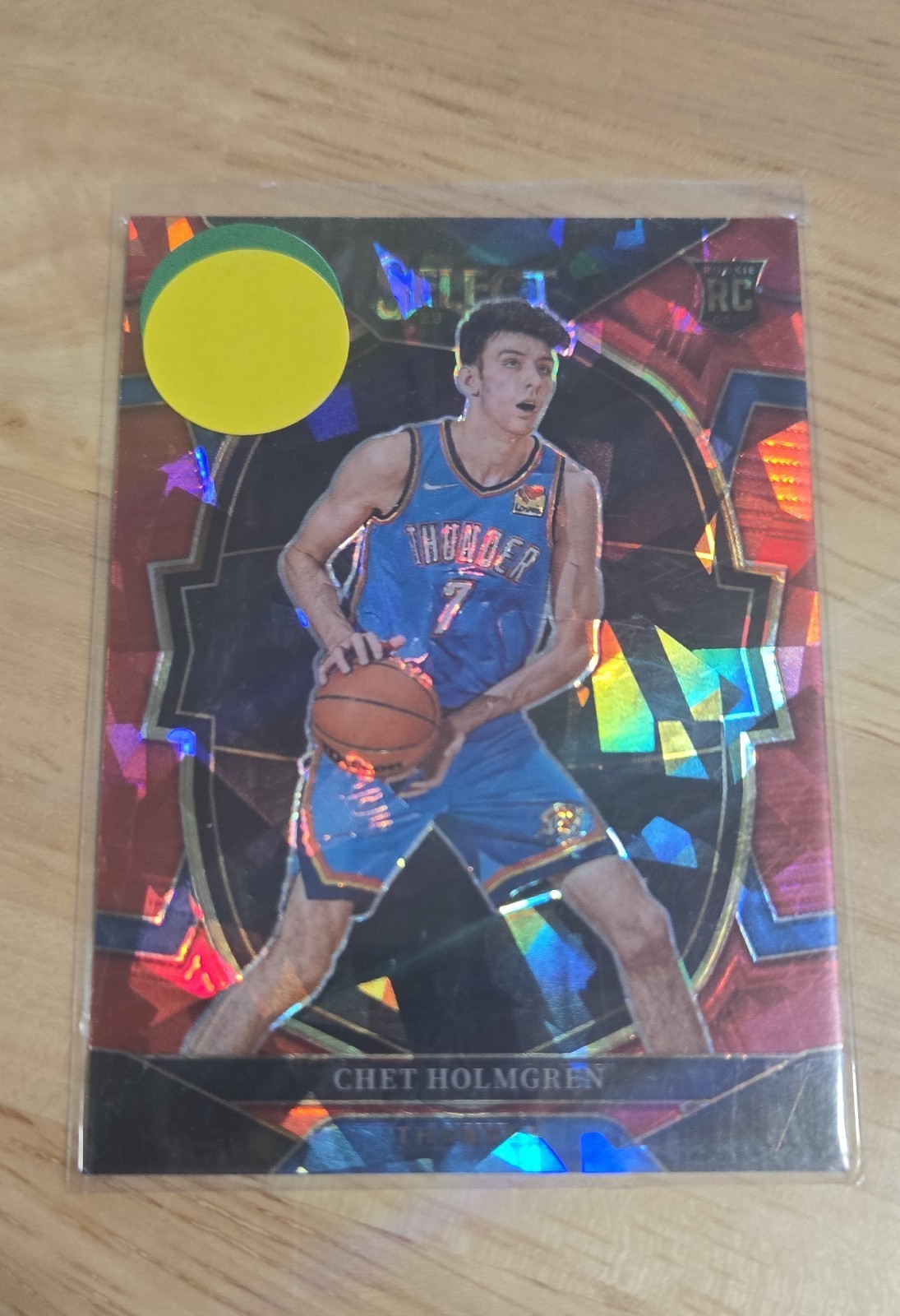 2022-23 Panini Select - Concourse Chet Holmgren #83 Red Cracked Ice Prizm (RC)