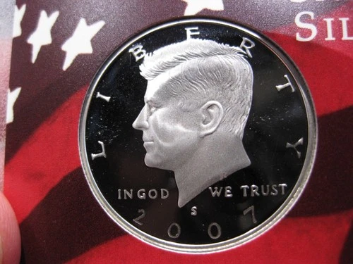 2007 Silver Kennedy "S" Half Dollar United States ($0.50) Deep Cameo GEM Proof