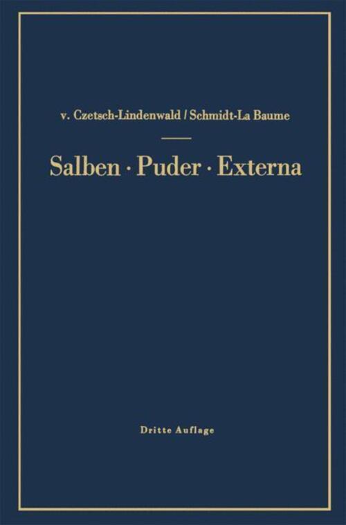Thumbnail - Salben · Puder · Externa Die Äußeren Heilmittel Der Medizin