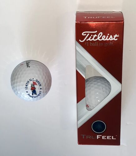 2024 US Open Titleist Golf Balls Pinehurst sleeve of 3 pga new - Picture 2 of 9