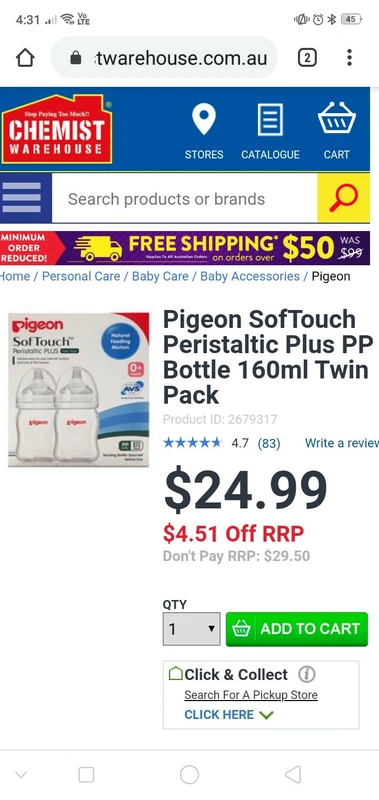 pigeon super slow flow teat