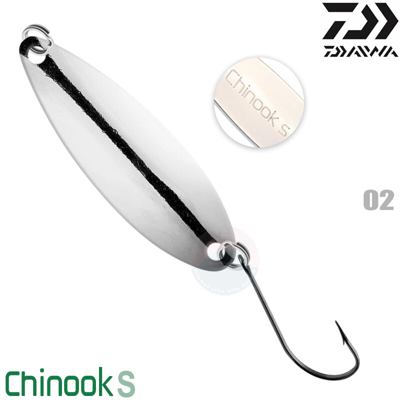 Daiwa CHINOOK S 4.5 g Trout Spoon Assorted Colors | eBay