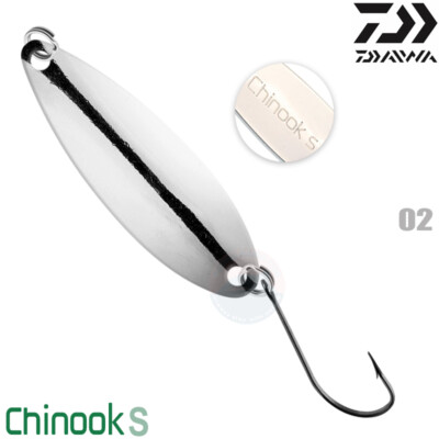 Daiwa CHINOOK S 4.5 g Trout Spoon Assorted Colors | eBay