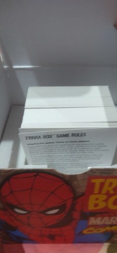 Marvel Comics Trivia Box Family & Friends Kids Party Game - Pre-Owned Sealed - Picture 8 of 8