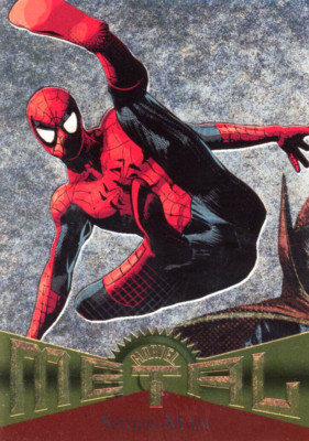 2024 Marvel Metal Universe Avengers RETRO POWER GRID Insert #R-5 Spider-Man