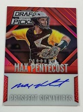 2014 Panini Prizm Draft Picks Max Pentecost Prospect Signatures Auto Card AR25