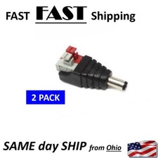 Male 2.1x5.5MM DC Quick Power Plug Jack Adapter connector converter