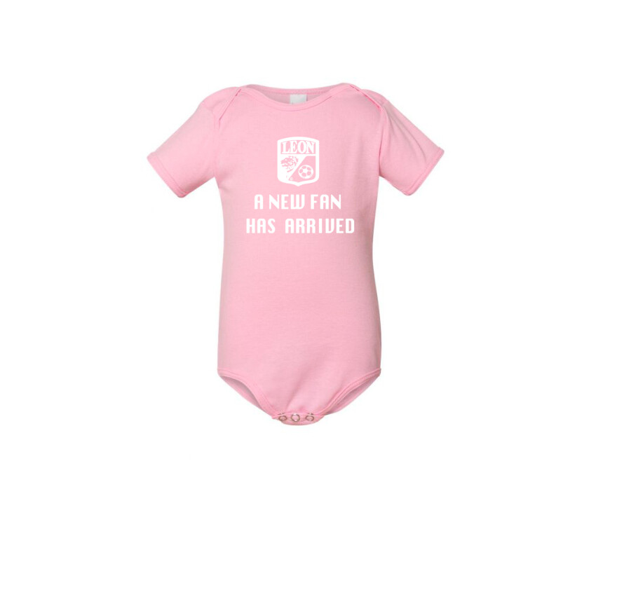 Leon Newborn Soccer Jump Suits "A New Fan Has Arrived"