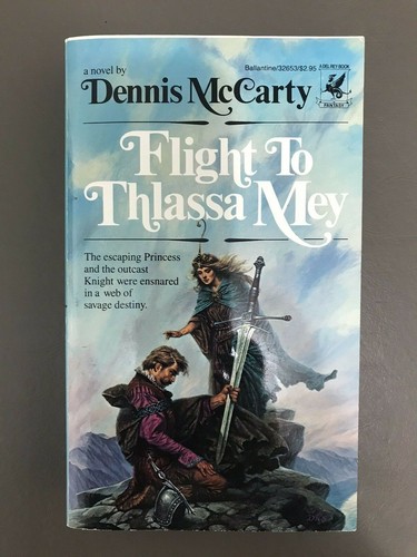 Flight to Thlassa Met by Dennis McCarty 1986 Del Rey Books PB