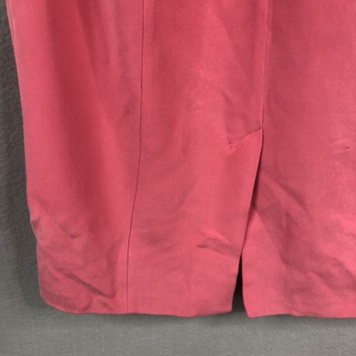 Bloomingdales Dress Womens 6 Pink 100% Silk Shift Elegant Wedding Event Career - Picture 19 of 19