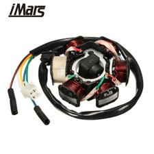 6 Pole 110cc 125cc PIT DIRT BIKE STATOR PLATE PICKUP MAGNETO COIL ROTOR 4-Stroke