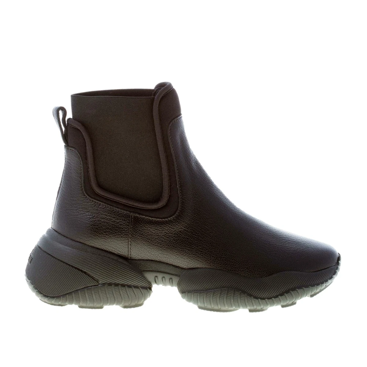 HOGAN chaussures femme Black leather Interaction Chelsea