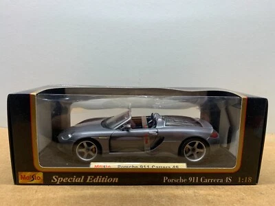 MAISTO PORSCHE 911 CARRERA 4S EN BOITE 1/18 G8 - Photo 1/4
