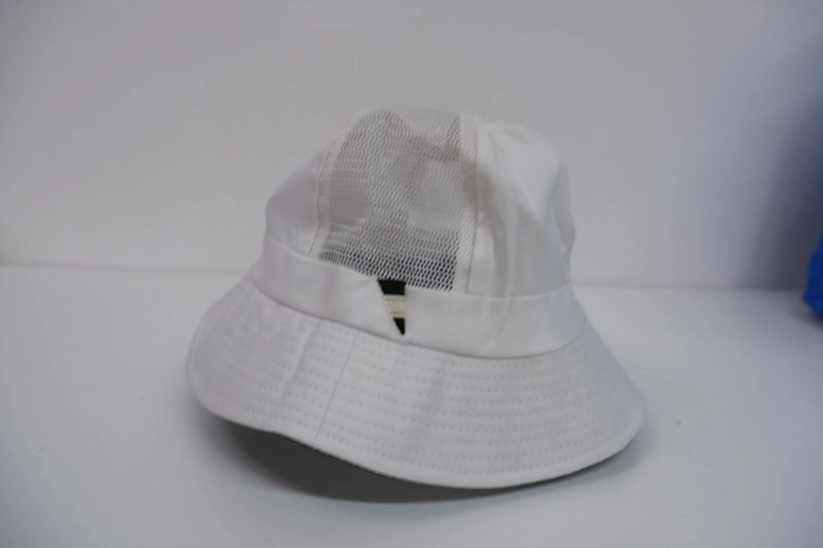 Maharishi x Cobmaster Collaboration bucket hat, Mesh, White with green trim NEW