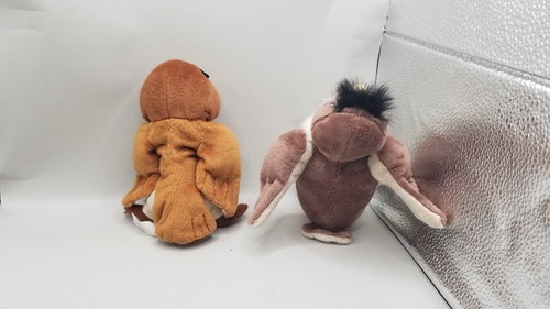 2 Disney Winnie the Pooh 7" Owl Beanie Plush w/Pellets Stuffed Arcotoys unsure - Picture 4 of 12