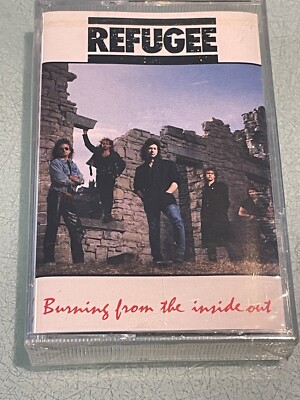 Refugee - Burning From The Inside Out - RARE Cassette Tape Album - NEW & SEALED
