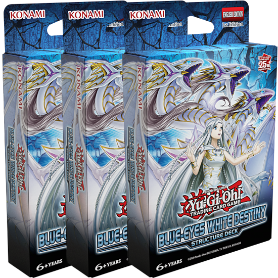 yugioh blue eyes structure deck 2022 YU-GI-OH! Structure Deck: Saga Of Blue-Eyes White Dragon Unlimited Reprint  : Amazon.ae: Toys main image 1