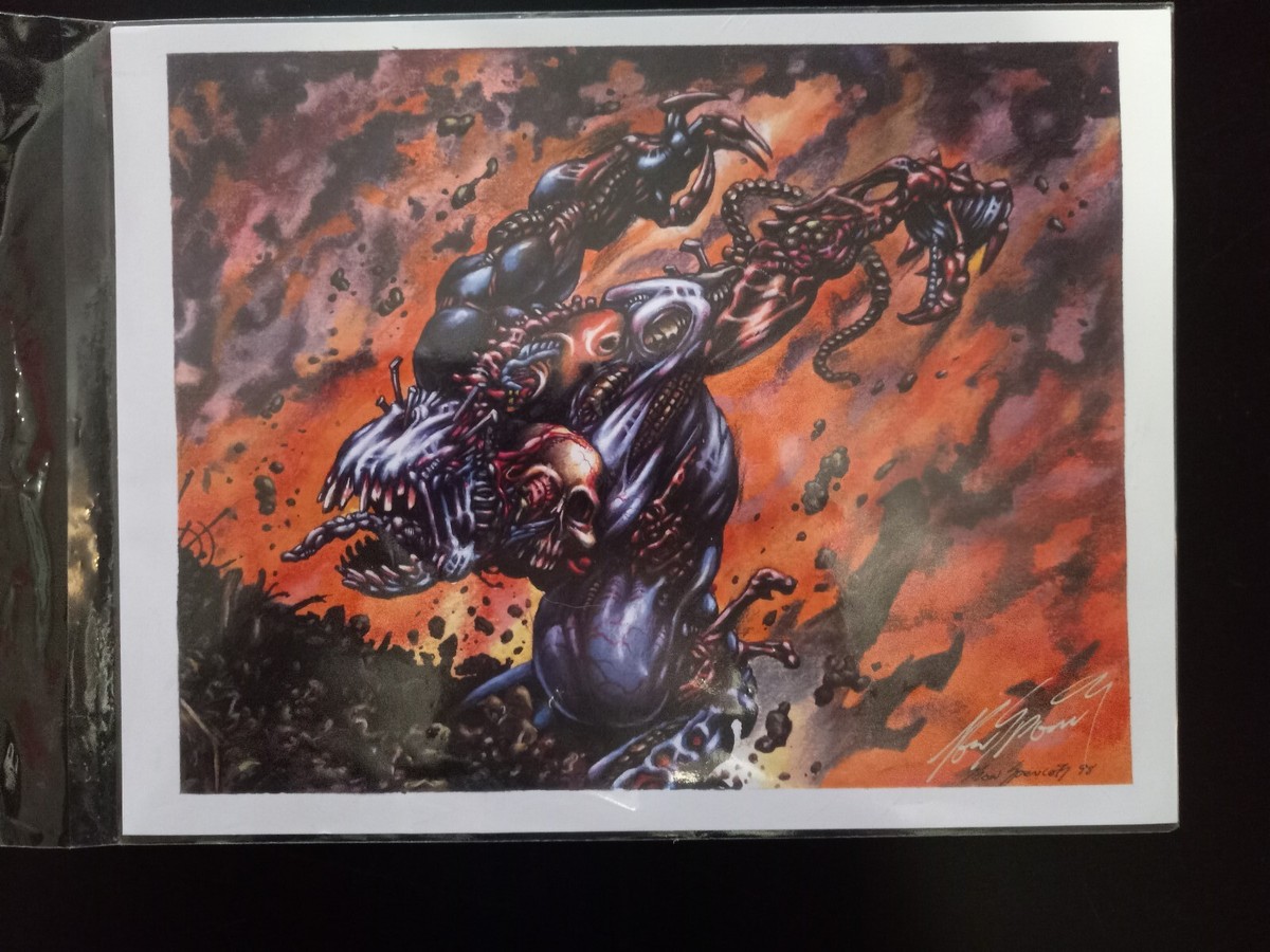 Ron Spencer Yawgmoth's Will Signed Print MTG Magic The