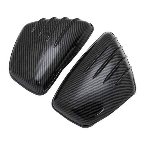 Black/Chrome Side Battery Cover For Yamaha XV 700 750 1000 1100 Virago 1984-2021 - Picture 27 of 41