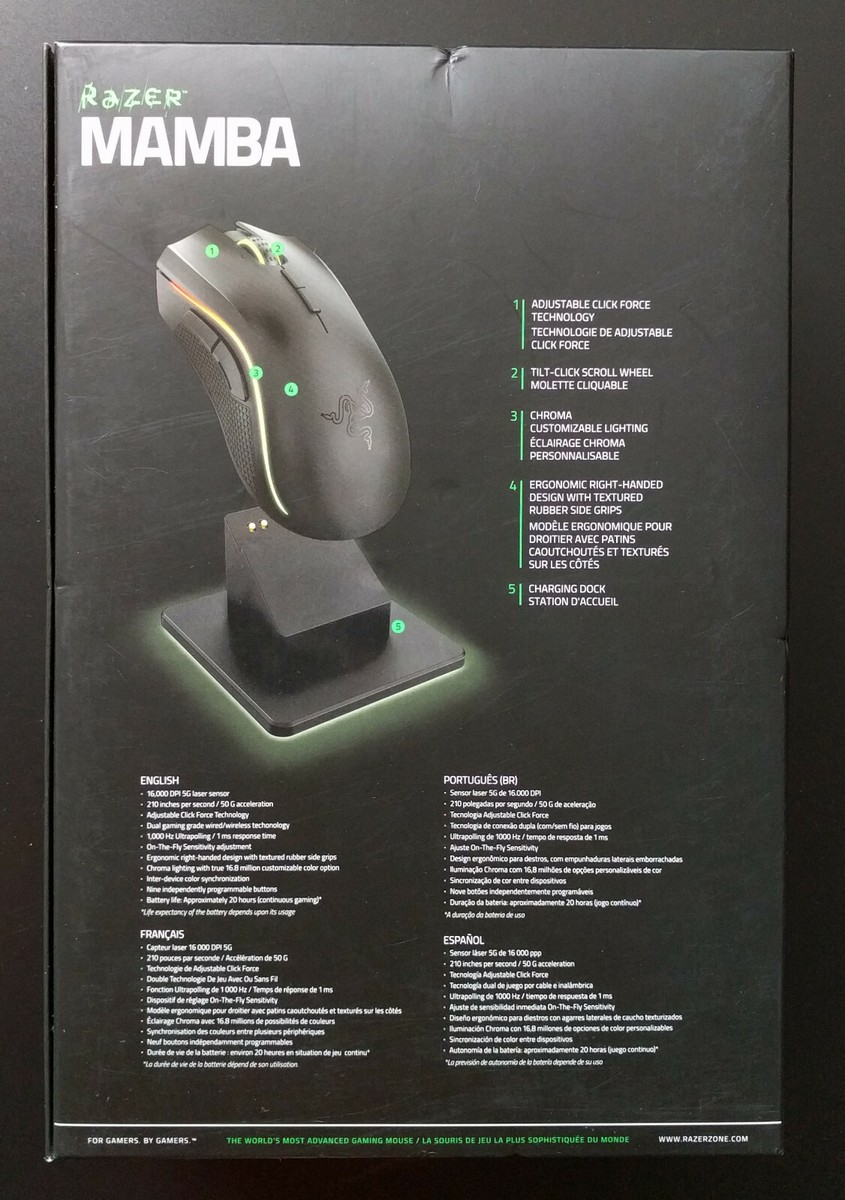 Razer Mamba 01360100-R3U1 Gaming Mouse for sale online | eBay