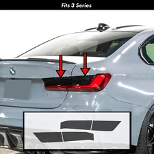 For 19-24 BMW 330i M340i G20 G80 M3 3 Series Tail Light Smoke Decal Tint Vinyl