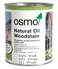 OSMO Exterior NATURAL OIL WOODSTAIN Wood Stain Finish